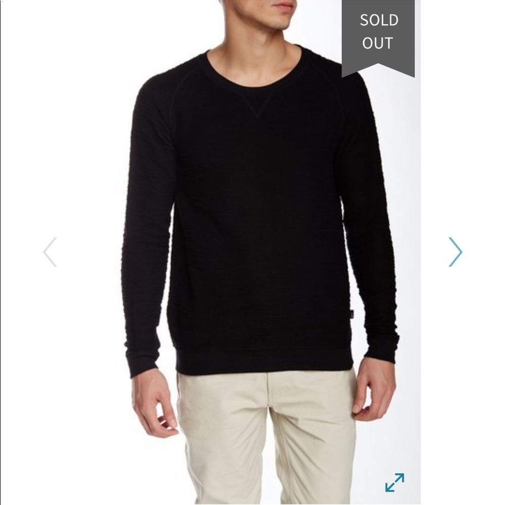 Z.A.K. Brand Wilson Crew Neck Sweater in black